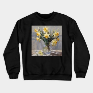 Easter Daffodils Study Crewneck Sweatshirt